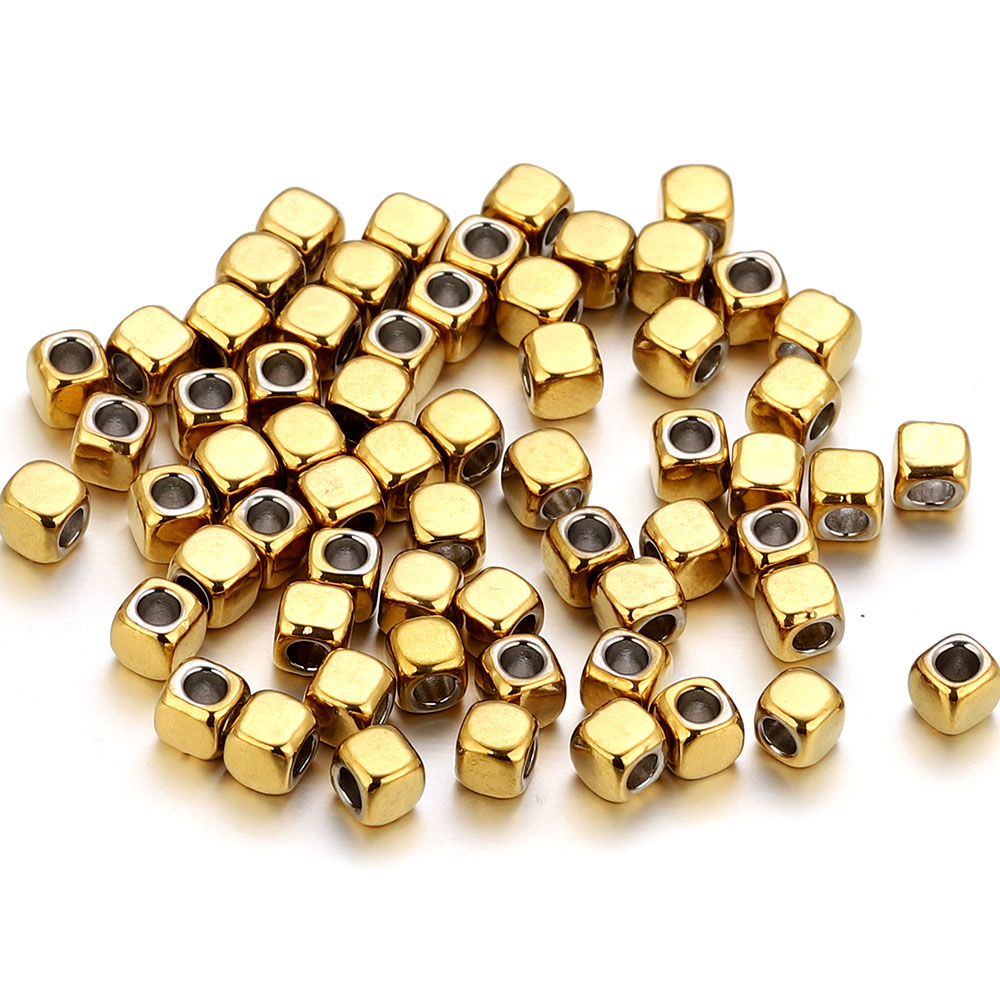 Jewelry Making Pieces - 50 шт. 2/3/4 мм квадратные бусины-разделители
