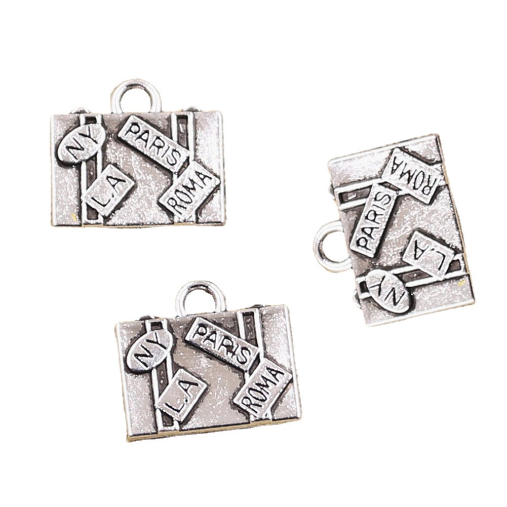 Jewelry Making New York - 10 шт. Подвески дорожные сумки Нью-Йорк