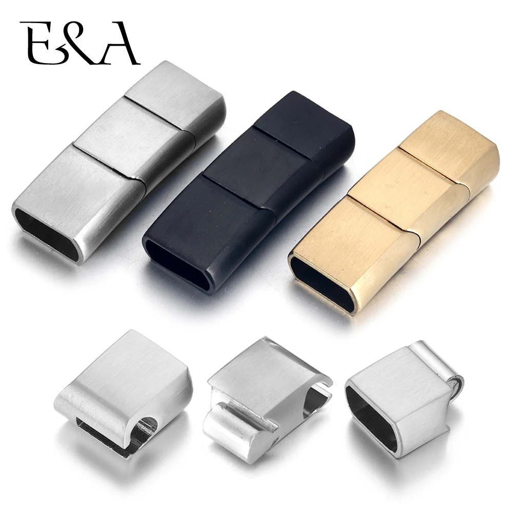 Jewelry Making Metal - Удлиненная застежка из нержавеющей стали, три