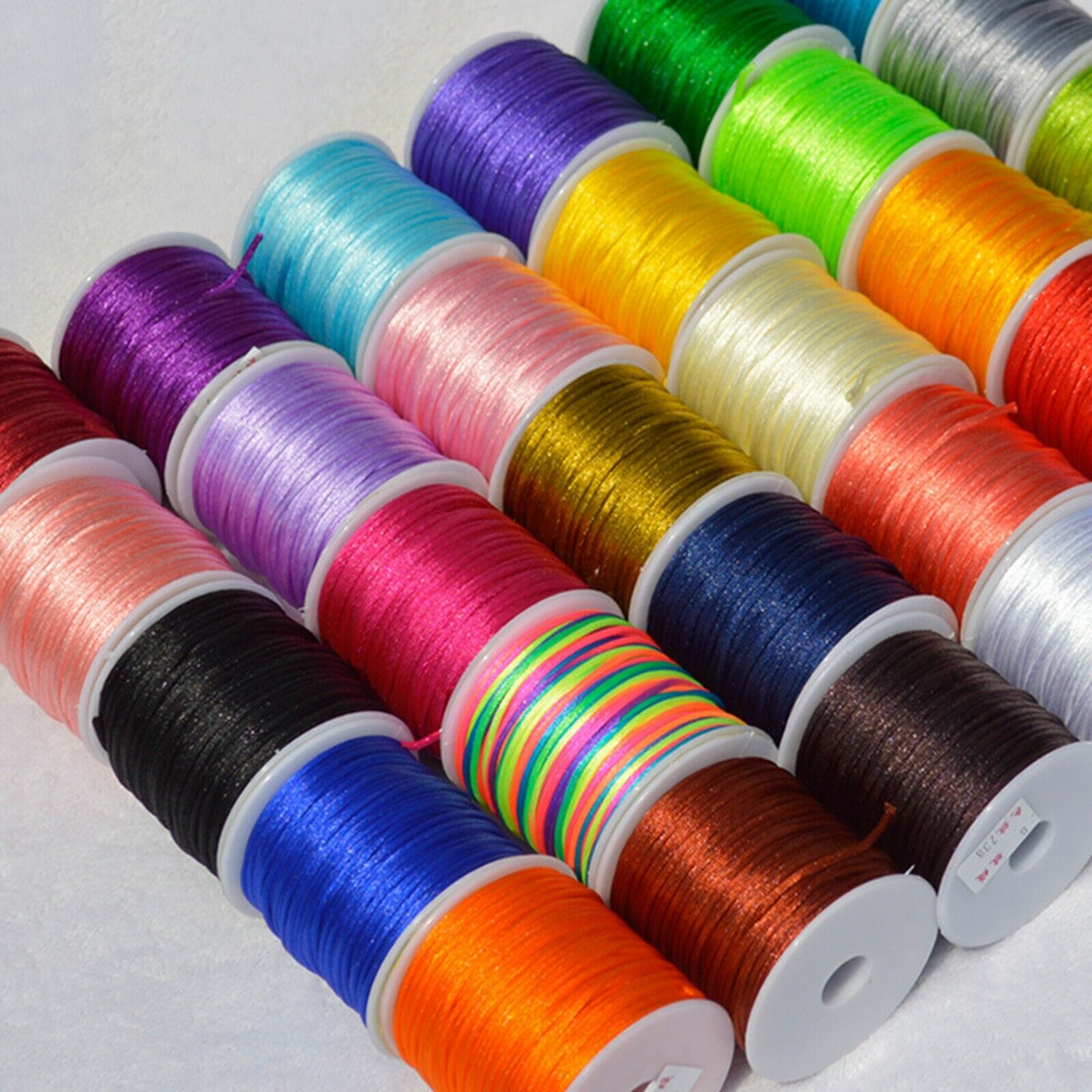 Knotting Cord Silk - 40 метров нейлоновый китайский атласный шелковый