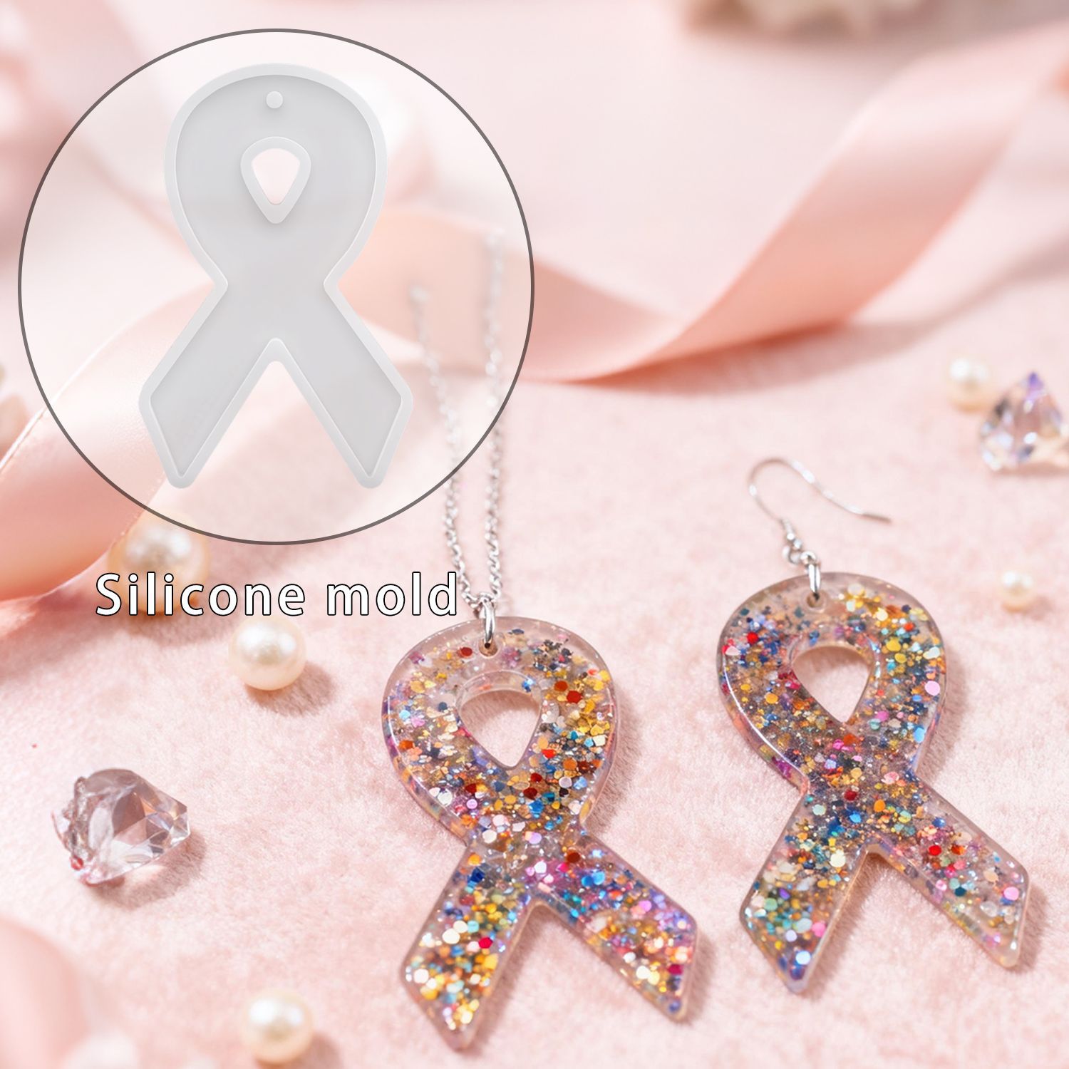 Resin Mold Jewelry - Смоляные формы для сережек-ленточек своими руками,