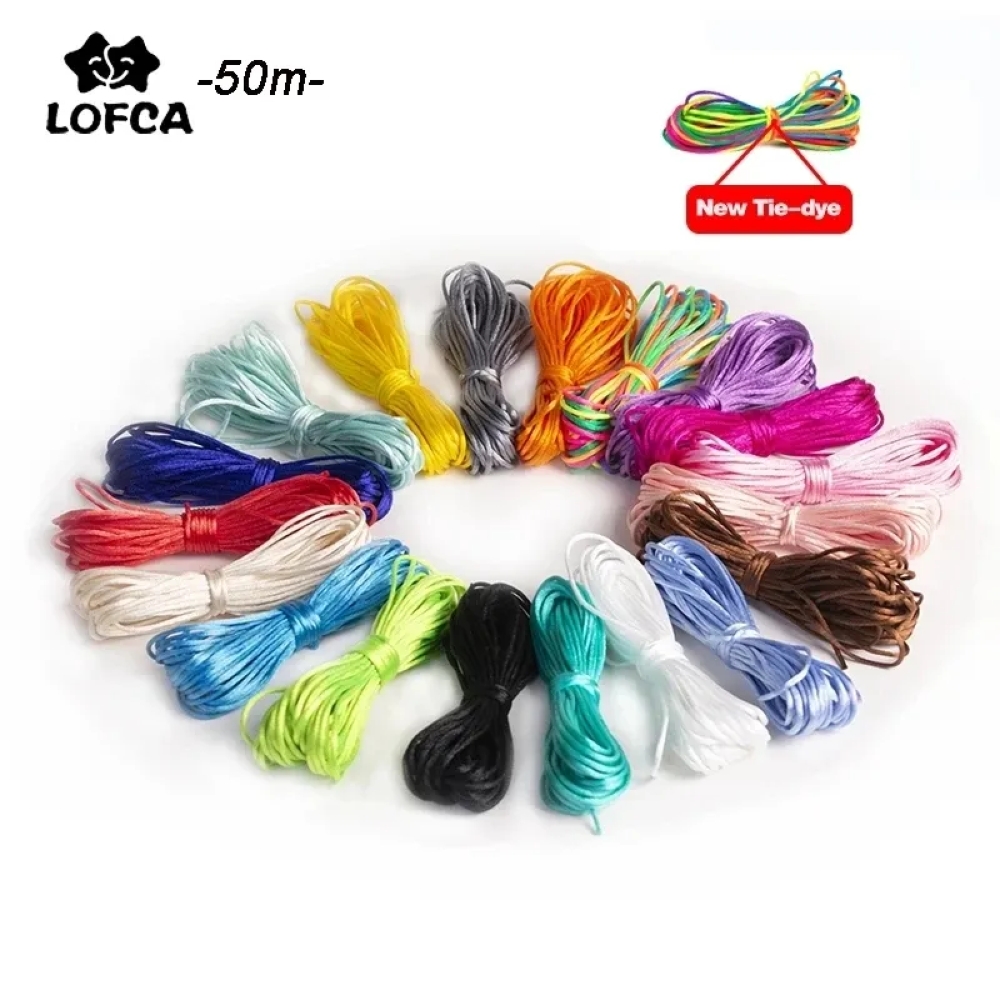 Knotting Cord Silk - Цепочка с зажимом для соски, 1,5