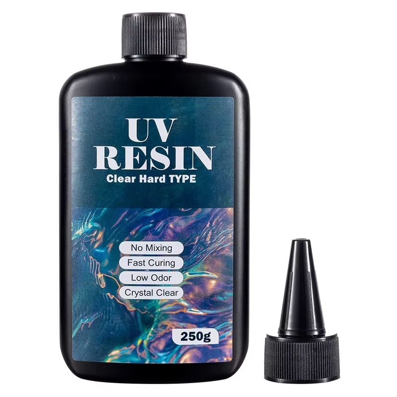 Resin Mold Jewelry - 100г/250г Прозрачная УФ-смола, твердый тип, быстрозатвердевающая
