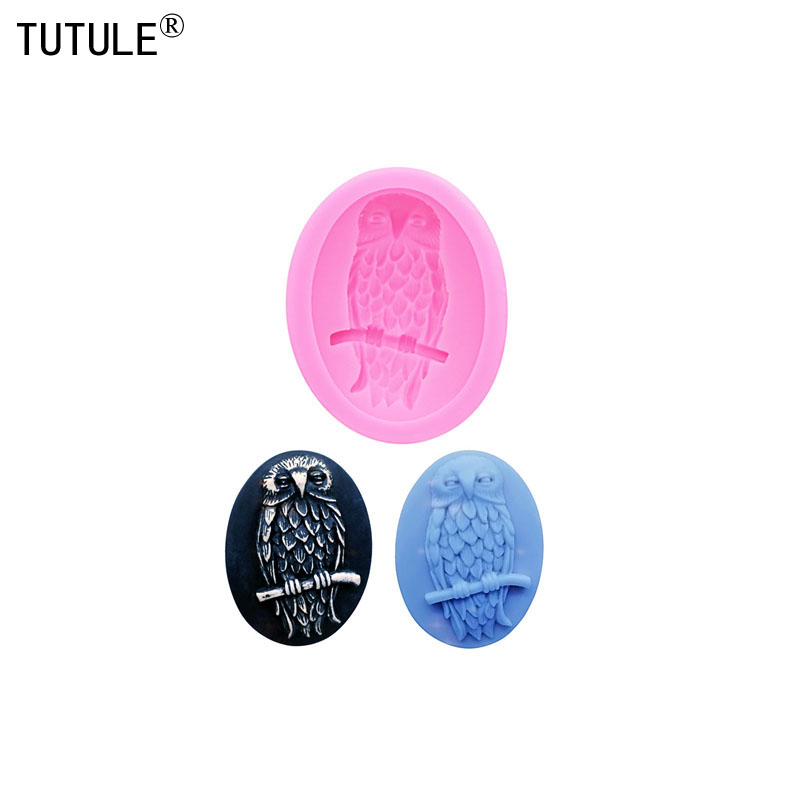 Resin Mold Jewelry - Силиконовая форма «Совы» для изготовления украшений