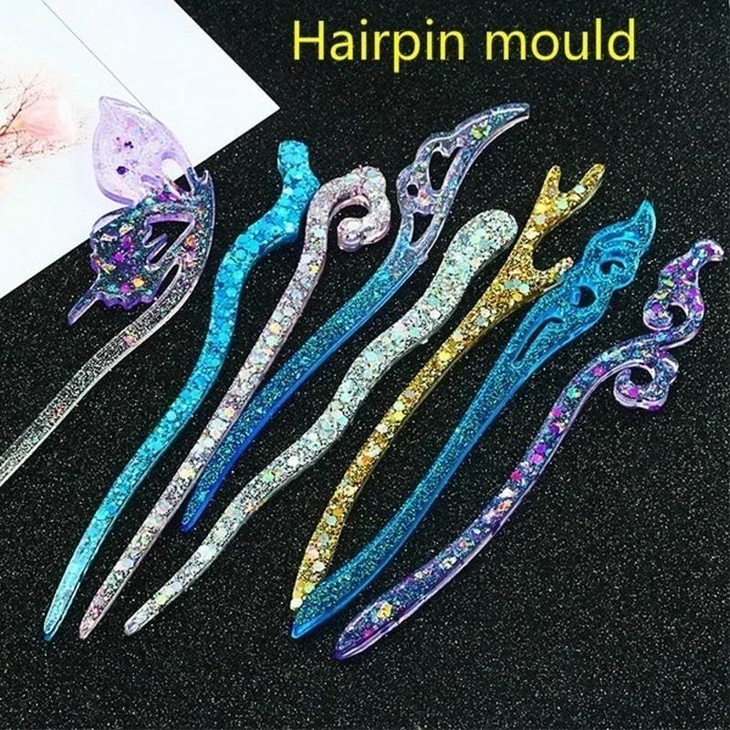 Resin Mold Jewelry - Новая прозрачная шпилька, силиконовая специальная форма