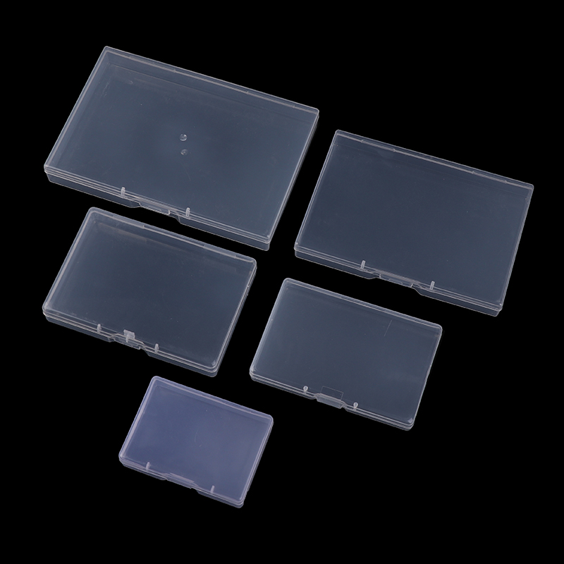 Jewelry Making Organizer Box - Прозрачная пластиковая коробка, прямоугольная полупрозрачная упаковочная