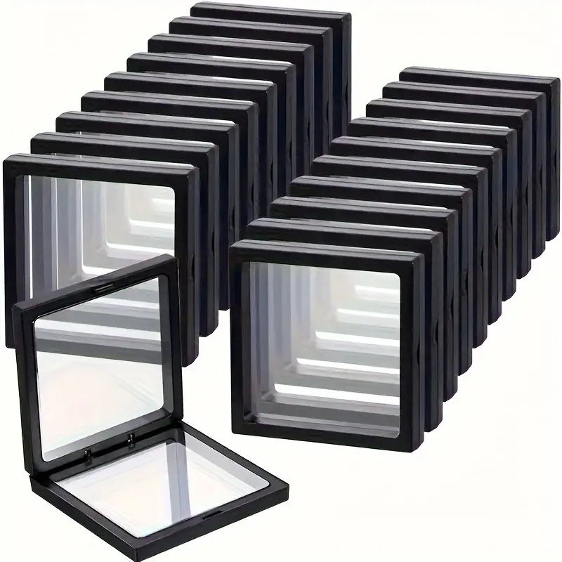 Jewelry Making Organizer Box - 20 шт. прозрачных 3D-витрин Clearview для