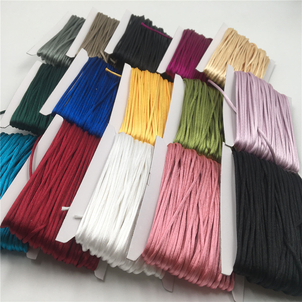 Плетеный шнур для макраме 2 мм – обзор и цена Knotting Cord Silk