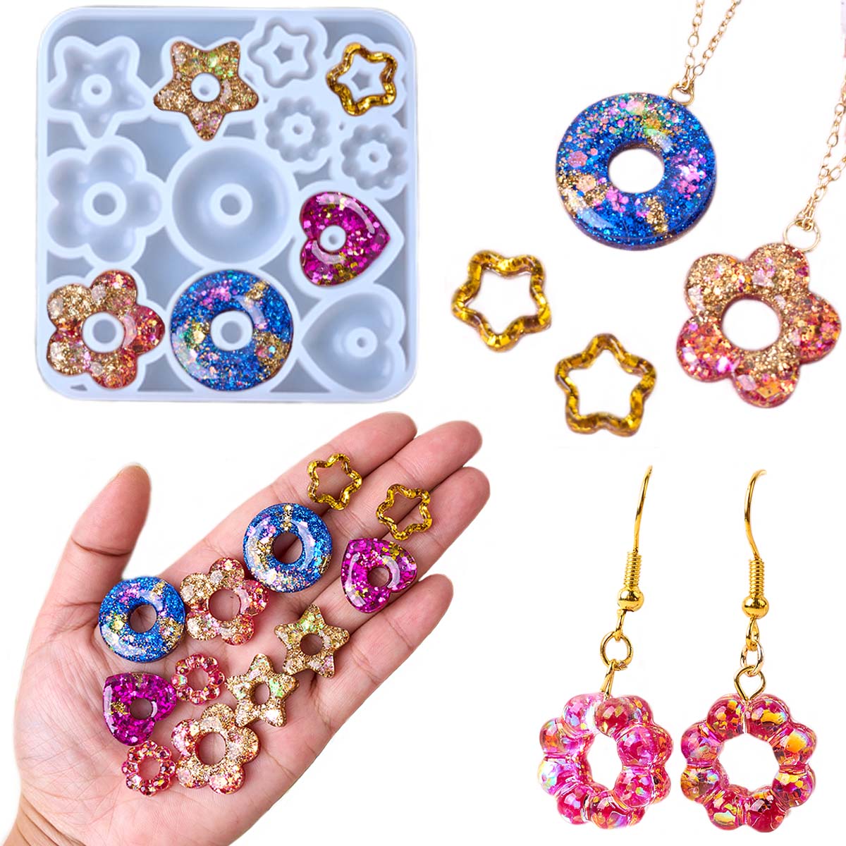 Многофункциональная силиконова – обзор и цена Resin Mold Jewelry