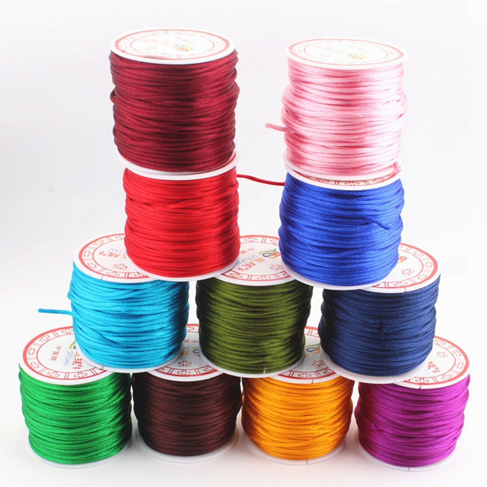40 метров нейлоновый китайский – обзор и цена Knotting Cord Silk