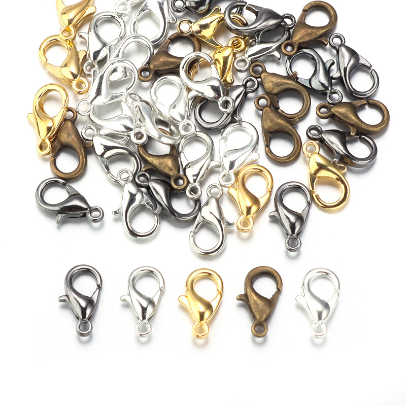 100 шт. застежек-лобстеров из  – обзор и цена Jewelry Making Metal