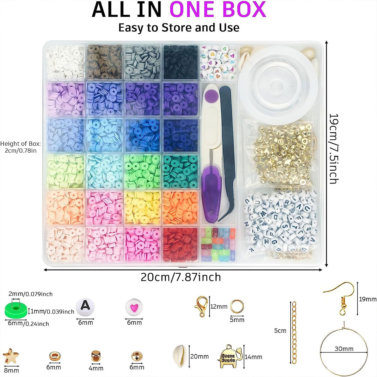 6000 шт. 24 цвета, плоские кру – обзор и цена Jewelry Making Online