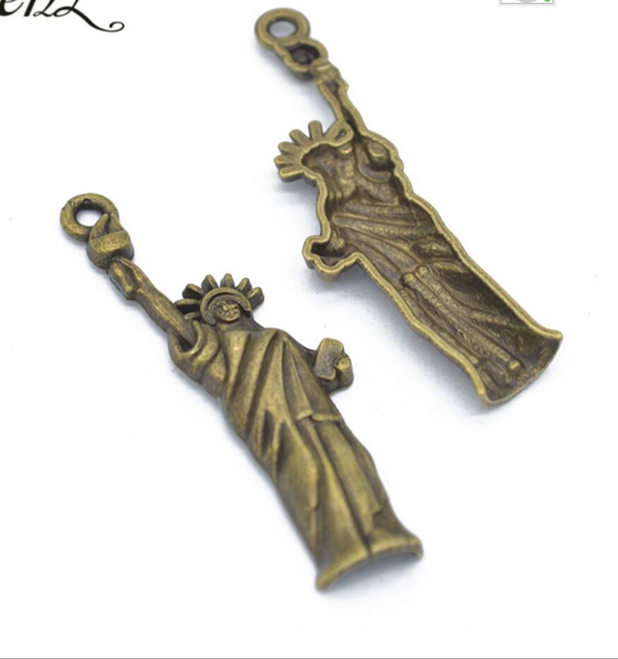 5 шт., подвески, статуя Свобод – обзор и цена Jewelry Making New York