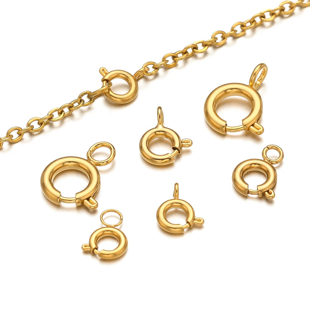 10 шт. круглых пружинных засте – обзор и цена Jewelry Making Metal