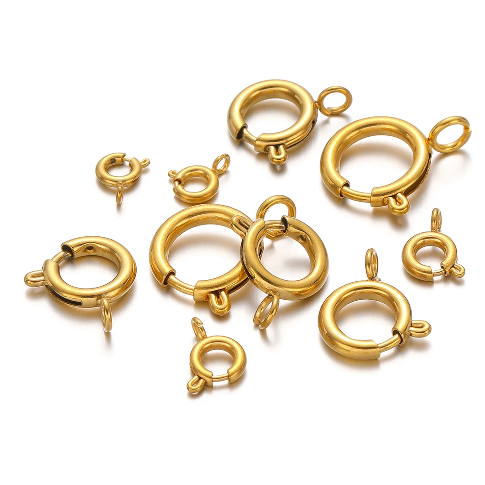 10 шт. круглых пружинных засте – обзор и цена Jewelry Making Metal