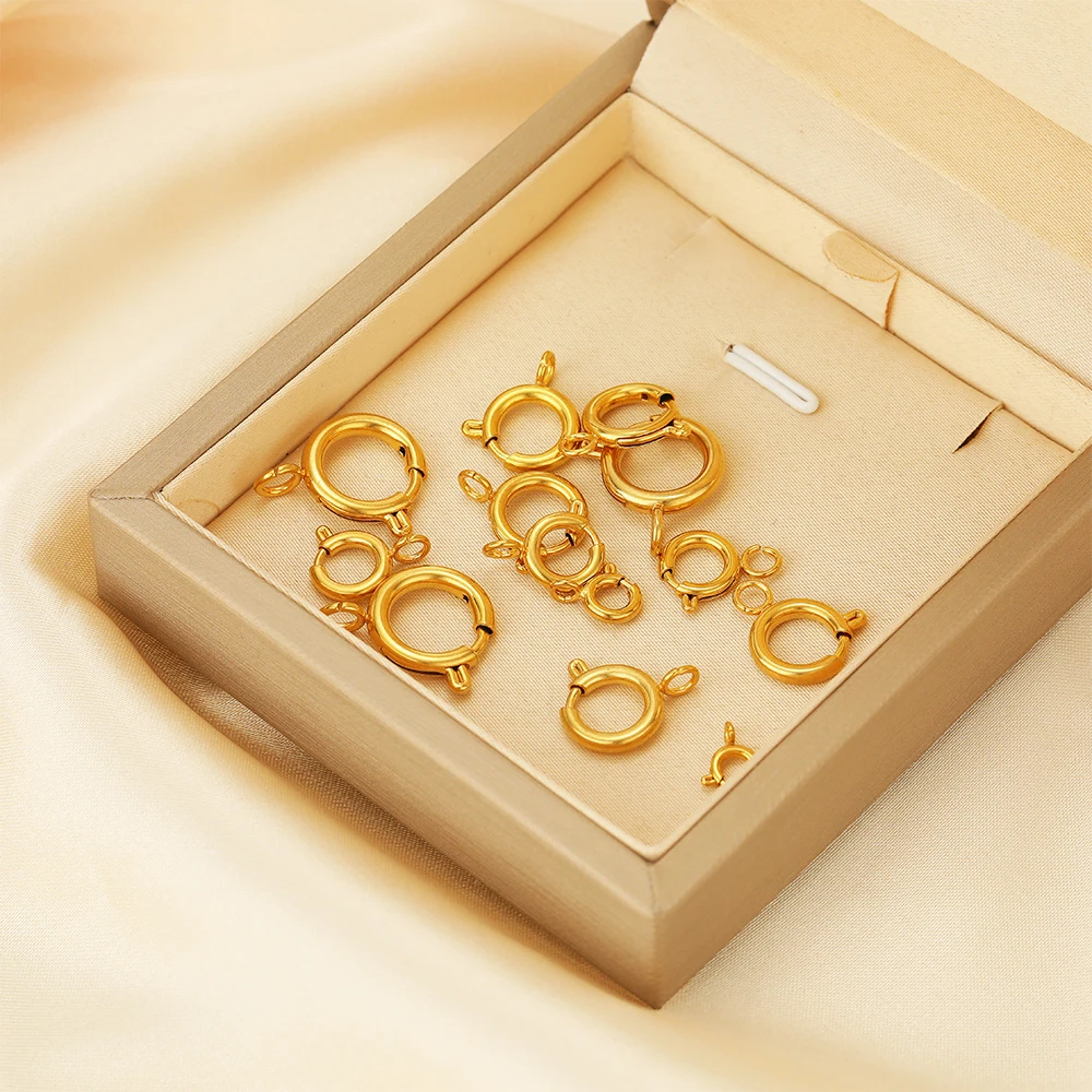 10 шт. круглых пружинных засте – обзор и цена Jewelry Making Metal