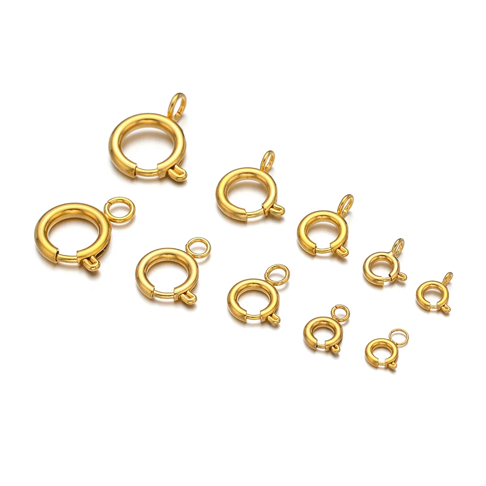 10 шт. круглых пружинных засте – обзор и цена Jewelry Making Metal