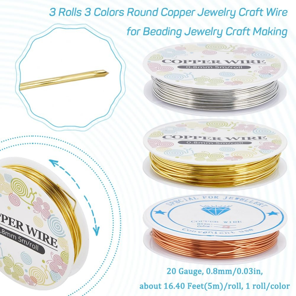 12,8 м медная ювелирная провол – обзор и цена Jewelry Making Online