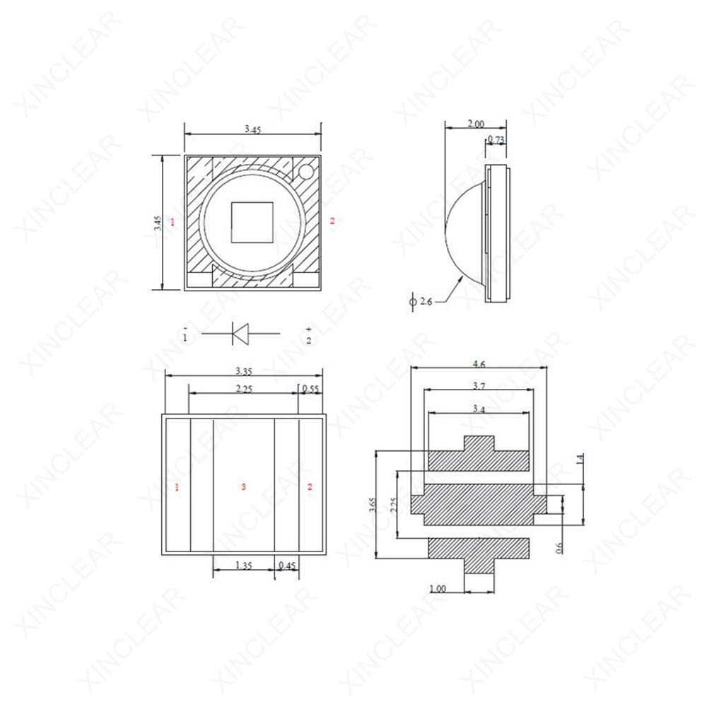 Светодиодный чип SMD3535, 1 Вт – обзор и цена Jewelry Making Board