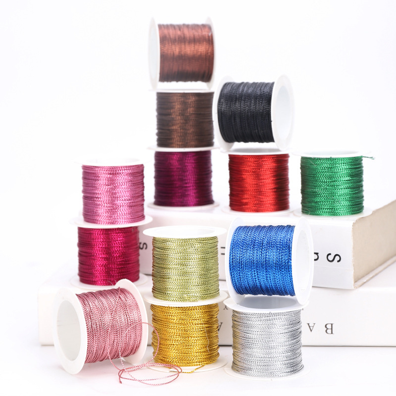 Шнур золотистый/серебристый/Кр – обзор и цена Knotting Cord Silk