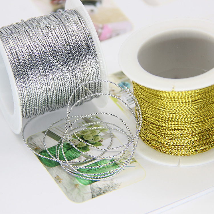 Шнур золотистый/серебристый/Кр – обзор и цена Knotting Cord Silk