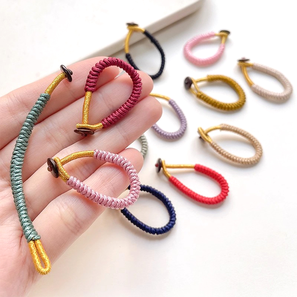 8 шт., однотонная веревка ручн – обзор и цена Jewelry Making Knots For Clasps