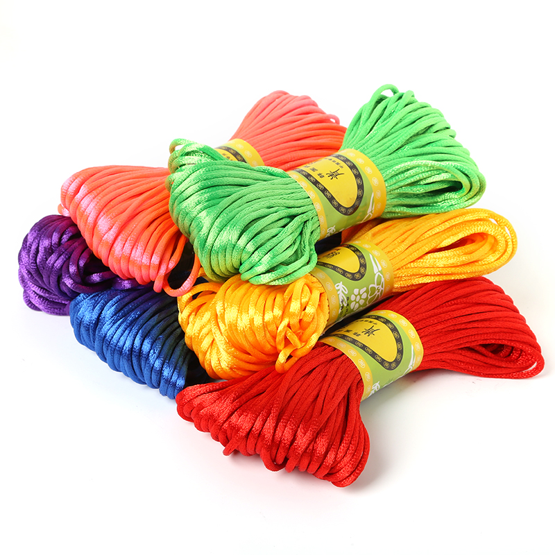 Мягкий атласный Шелковый Макра – обзор и цена Knotting Cord Silk