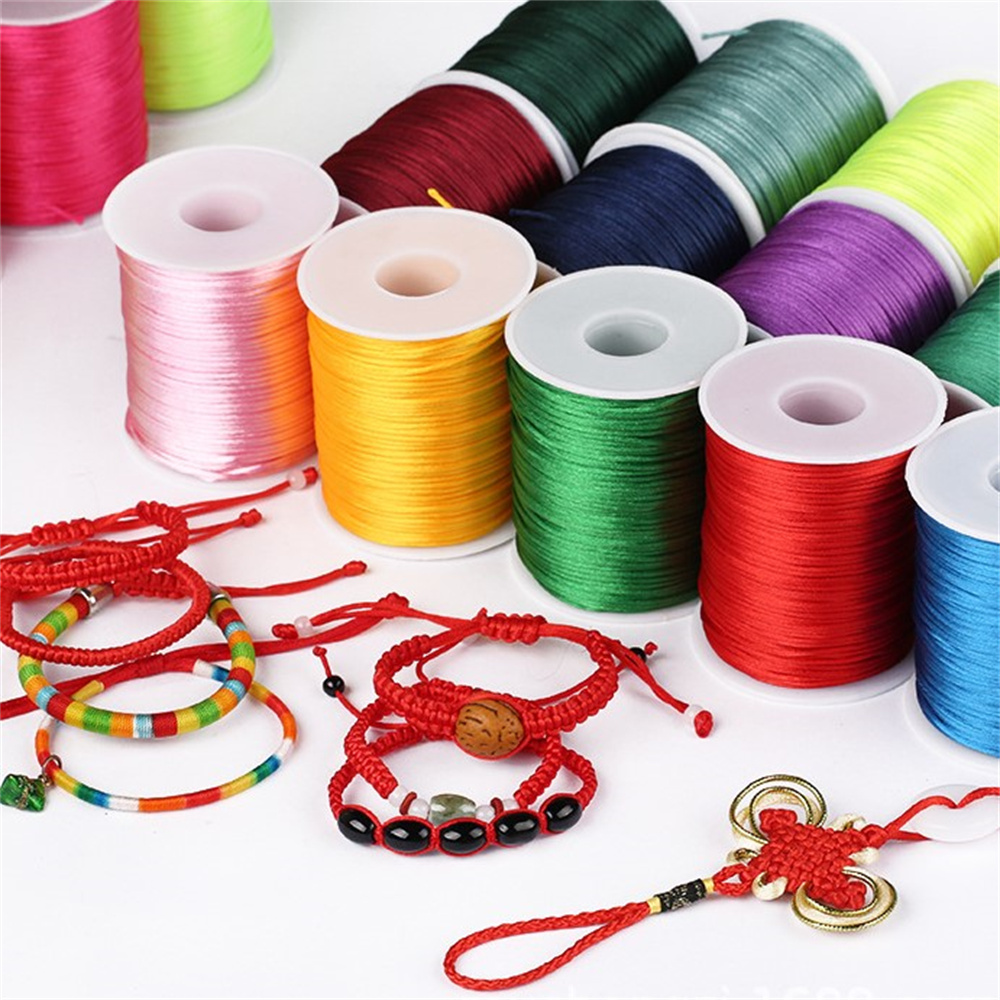 1 мм веревка 50 метров/рулон,  – обзор и цена Knotting Cord Silk