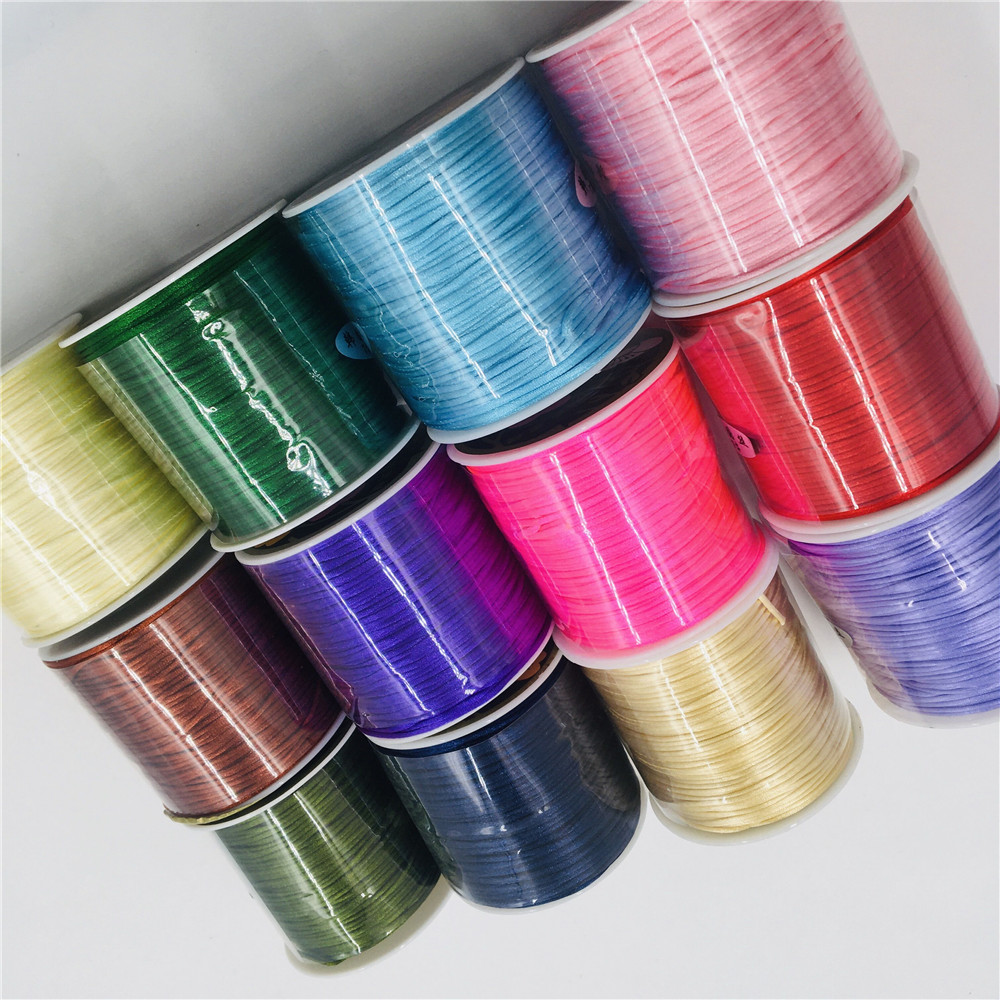 1 мм веревка 50 метров/рулон,  – обзор и цена Knotting Cord Silk