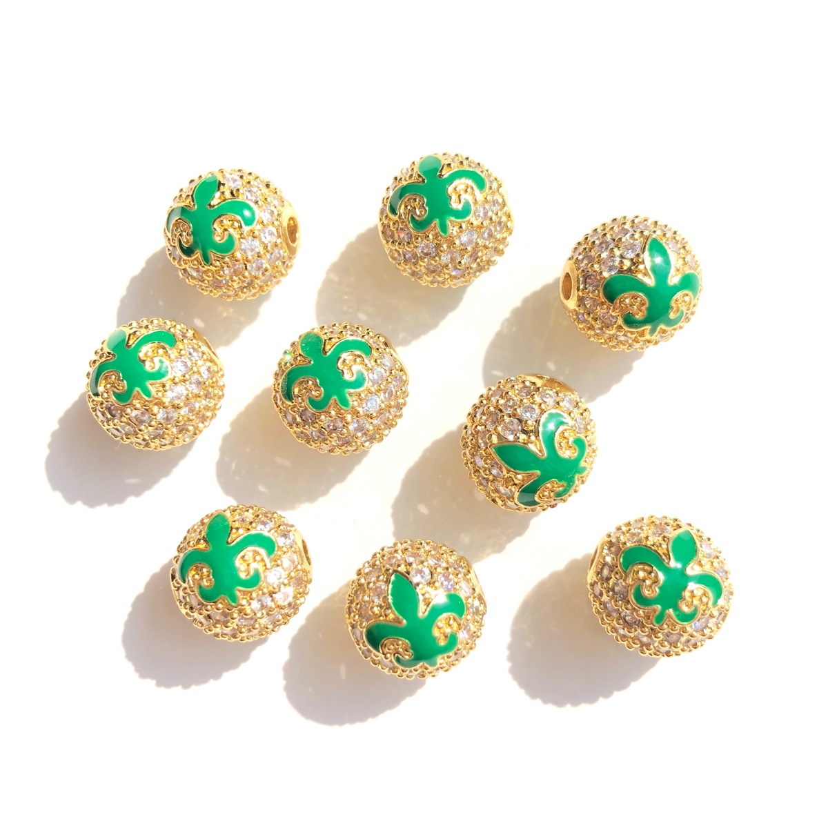 Набор из 9 бусин-разделителей  – обзор и цена Jewelry Making New Orleans