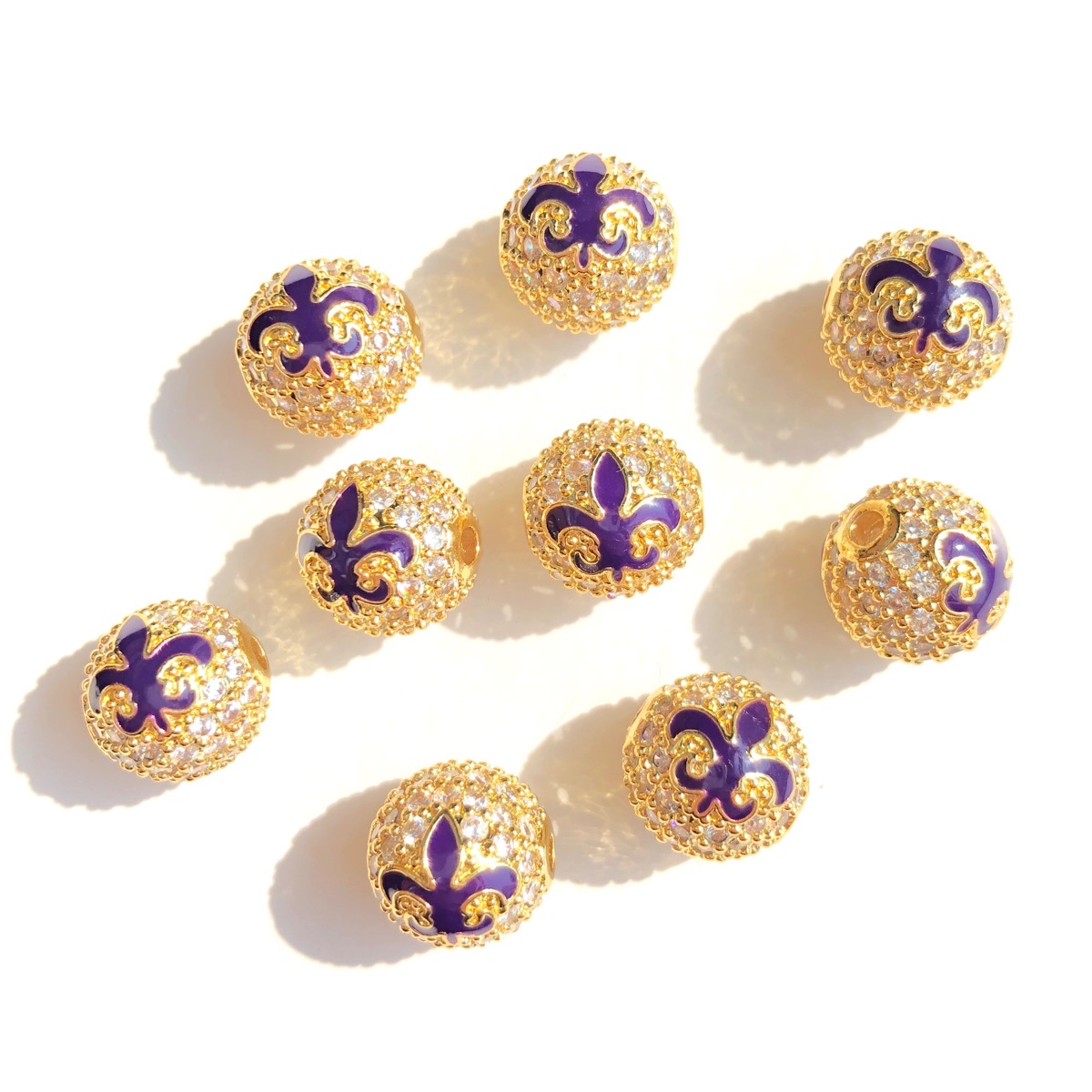 Набор из 9 бусин-разделителей  – обзор и цена Jewelry Making New Orleans
