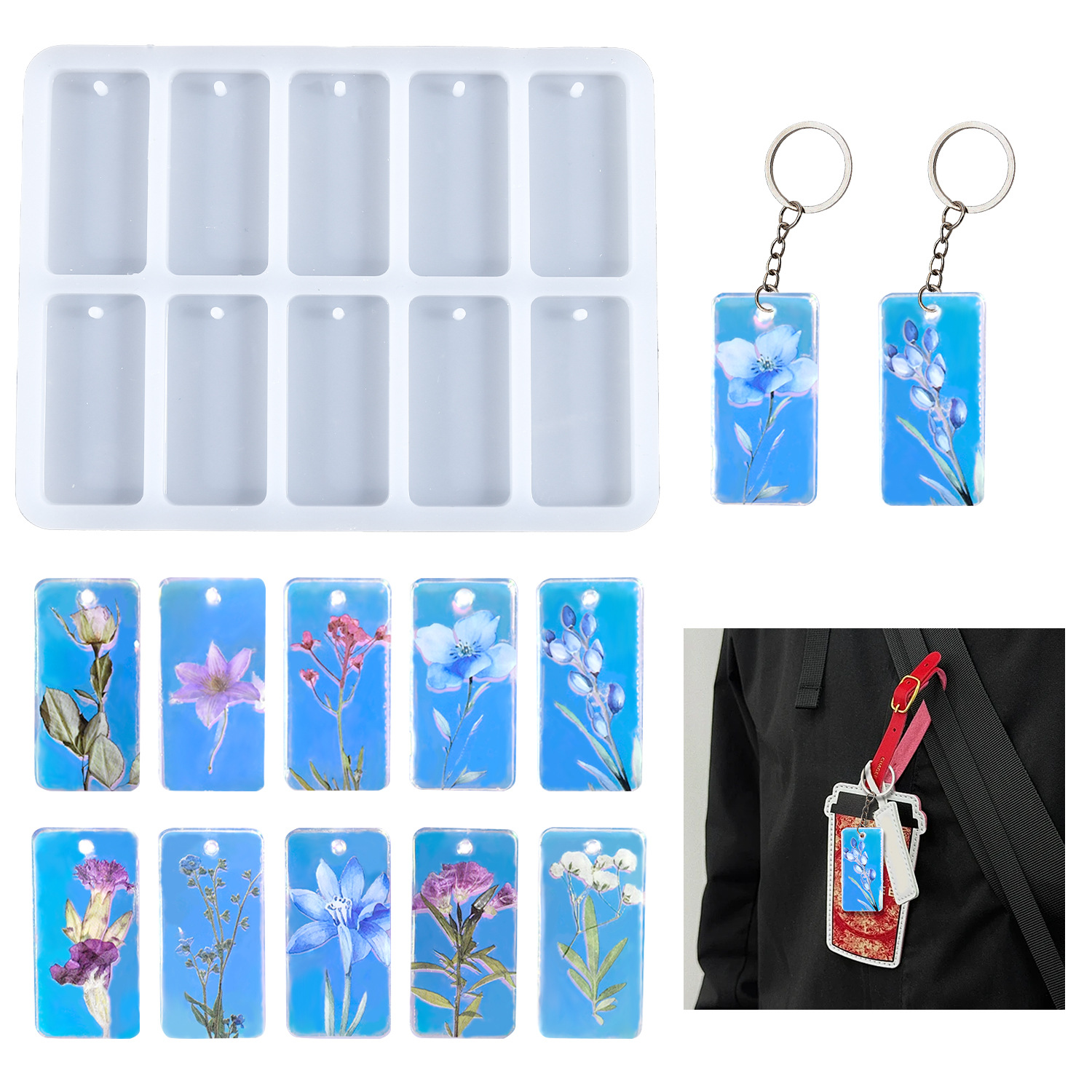 Силиконовая форма для эпоксидн – обзор и цена Resin Mold Jewelry