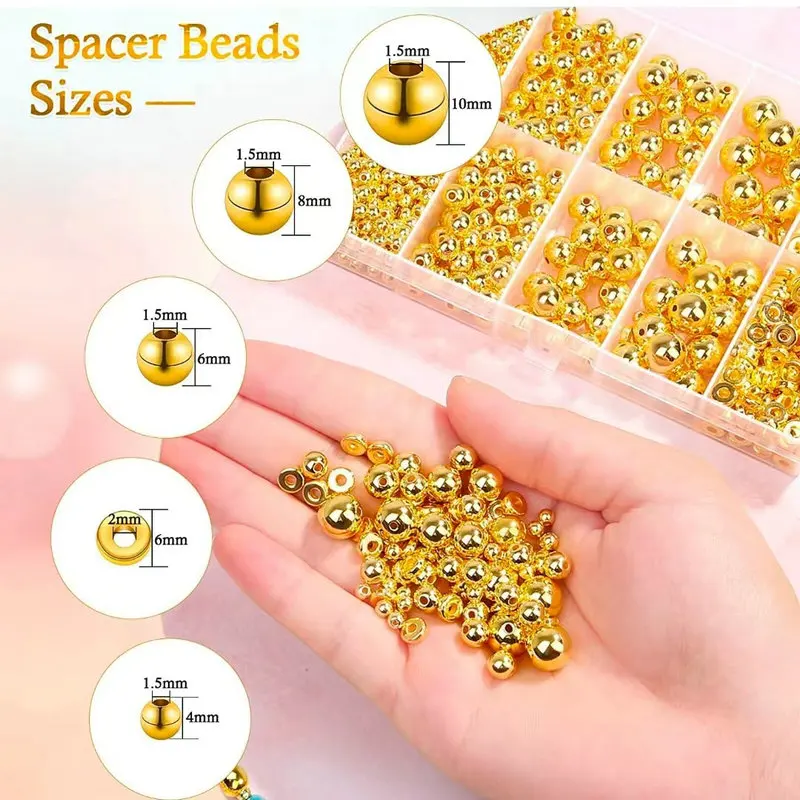 1000 шт., комплект золотых бус – обзор и цена Jewelry Making Online