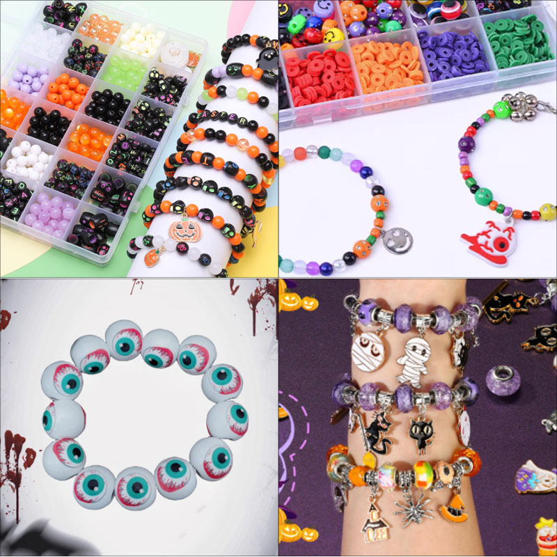 16 мм 40-10 шт Хэллоуин БОМ пр – обзор и цена Jewelry Making Ideas With Beads