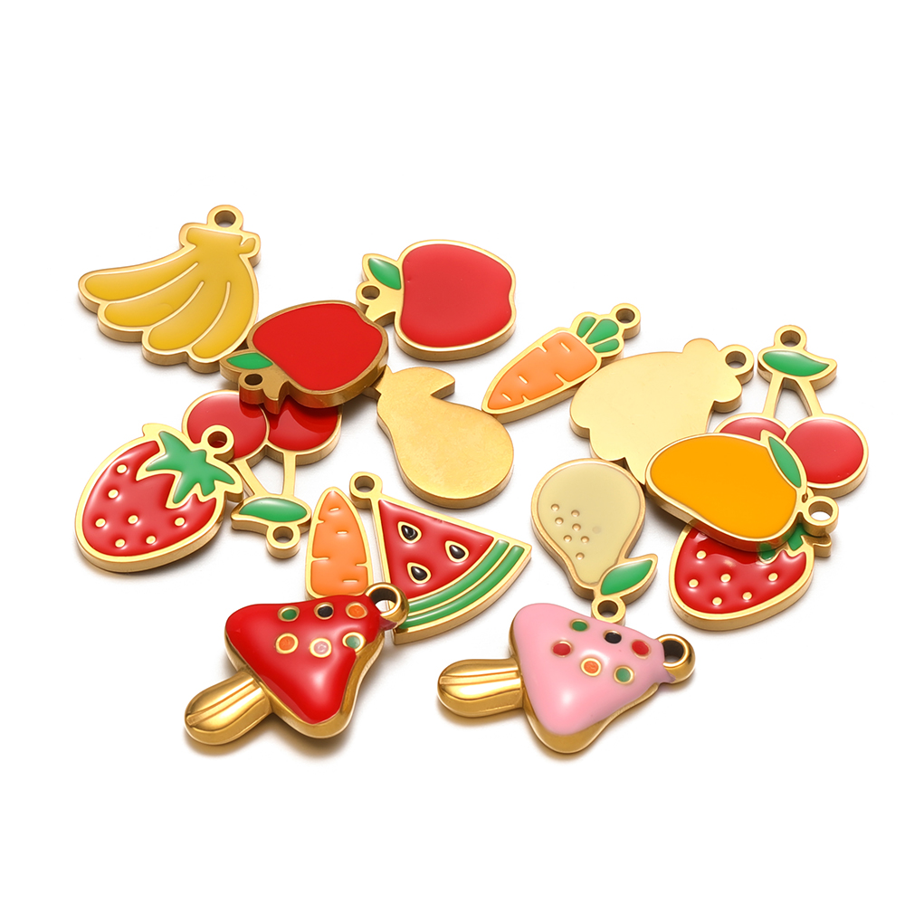 5 шт., милые грибы, эмаль, фру – обзор и цена Jewelry Making For 5 Year Old