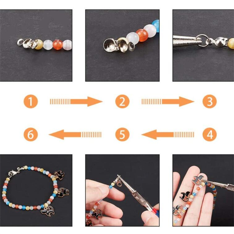 100 шт., обжимные бусины из не – обзор и цена Jewelry Making Knots For Clasps
