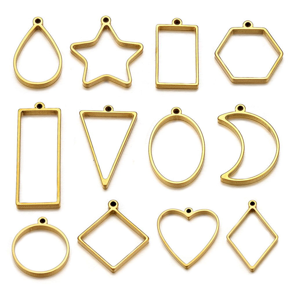 10 шт., геометрический металли – обзор и цена Resin Mold Jewelry