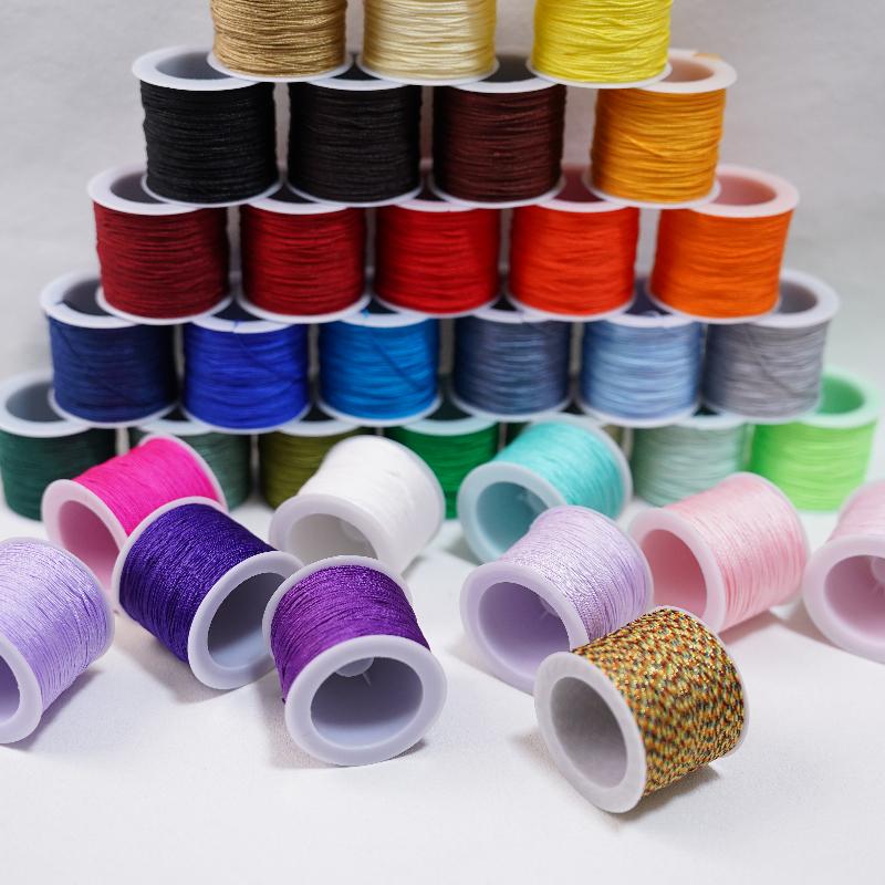 Новый нейлоновый шнур 50 м 0,8 – обзор и цена Knotting Cord Silk