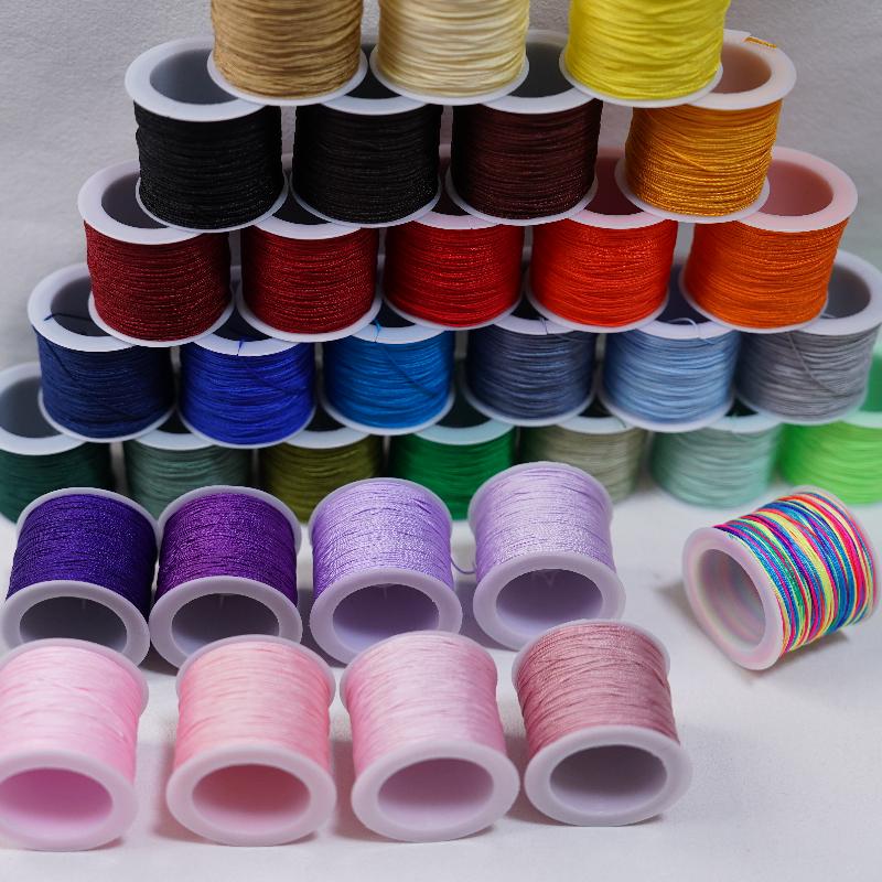 Новый нейлоновый шнур 50 м 0,8 – обзор и цена Knotting Cord Silk