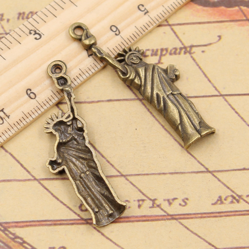 10 шт. Подвески Статуя Свободы – обзор и цена Jewelry Making New York
